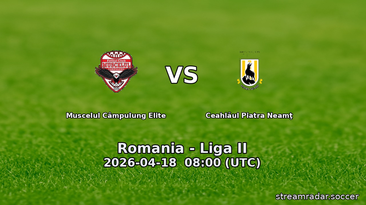 Muscelul Câmpulung Elite vs Ceahlăul Piatra Neamţ