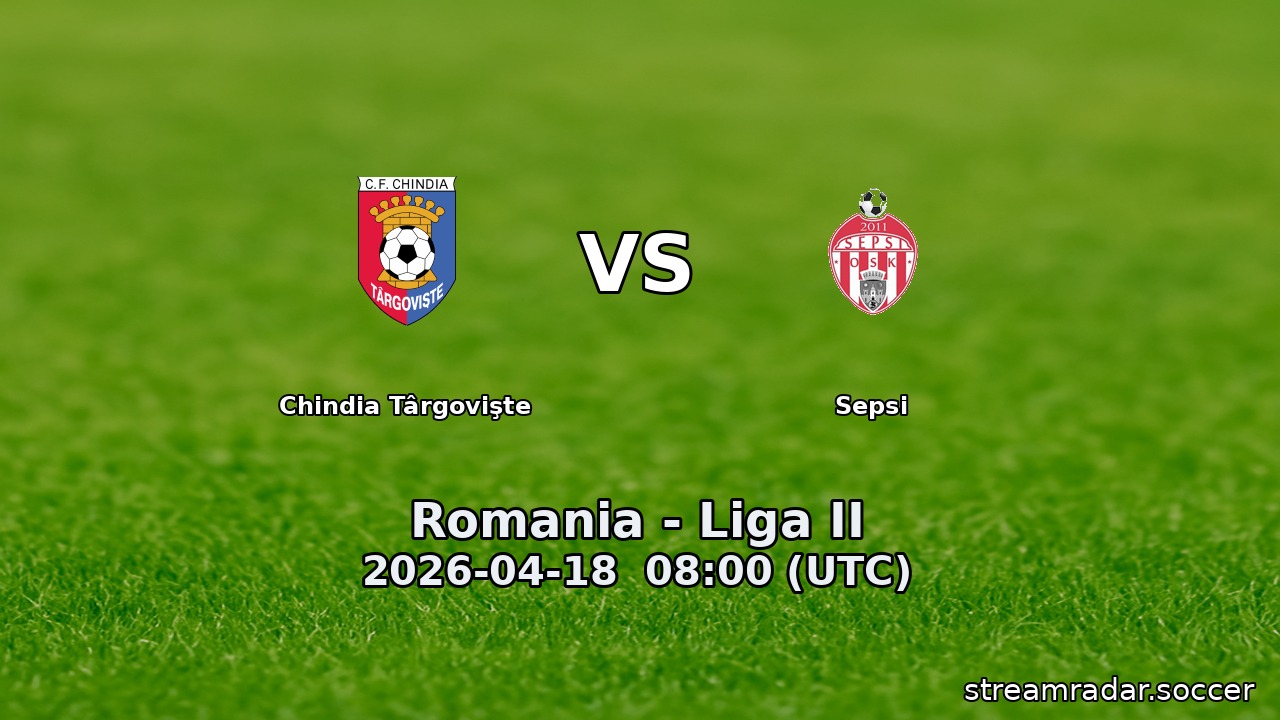 Chindia Târgovişte vs Sepsi