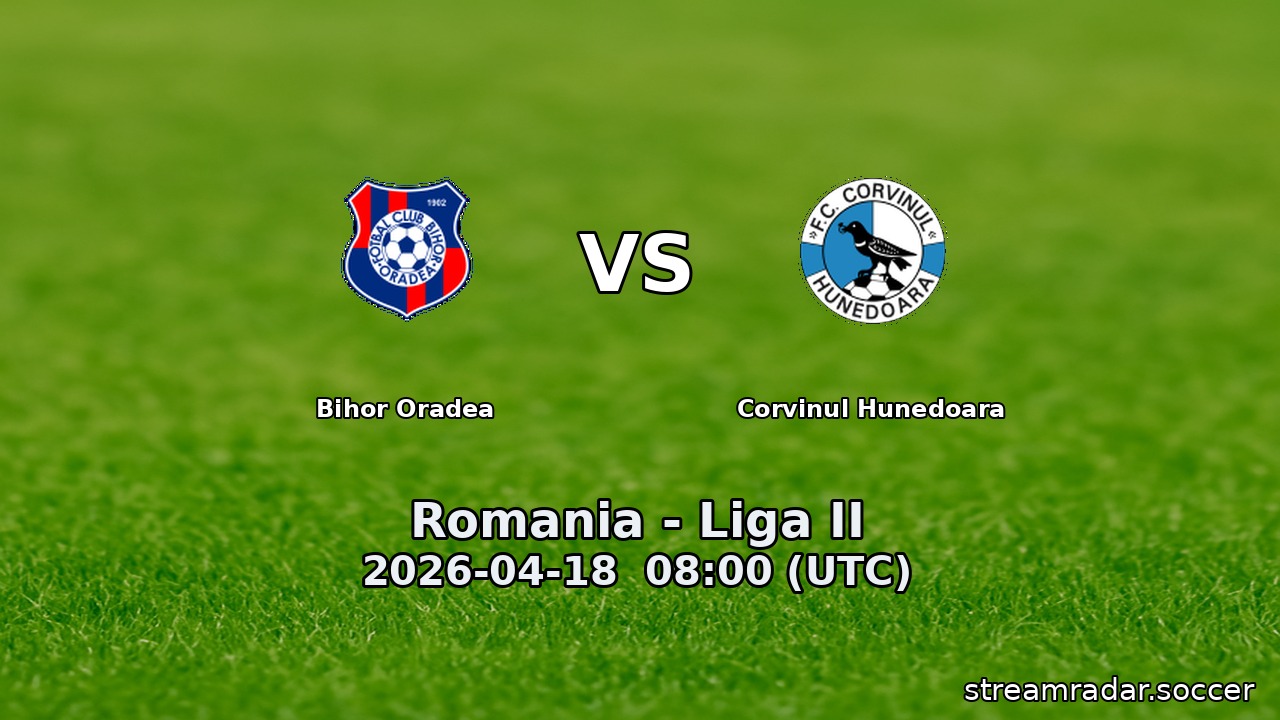 Bihor Oradea vs Corvinul Hunedoara