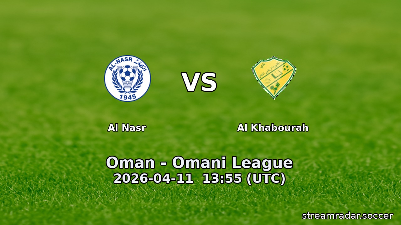 Al Nasr vs Al Khabourah