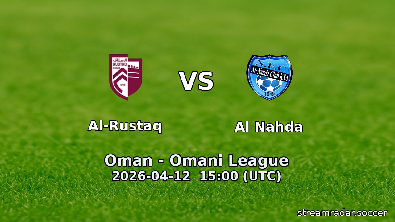 Al-Rustaq vs Al Nahda