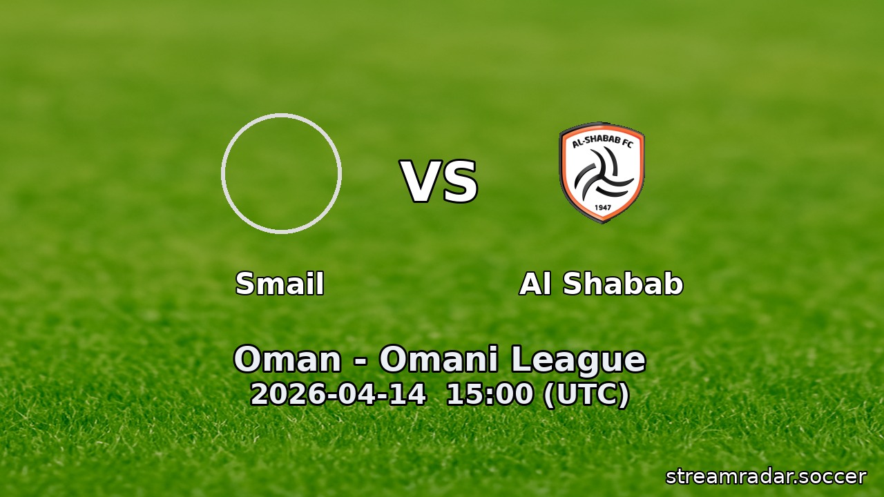 Smail vs Al Shabab