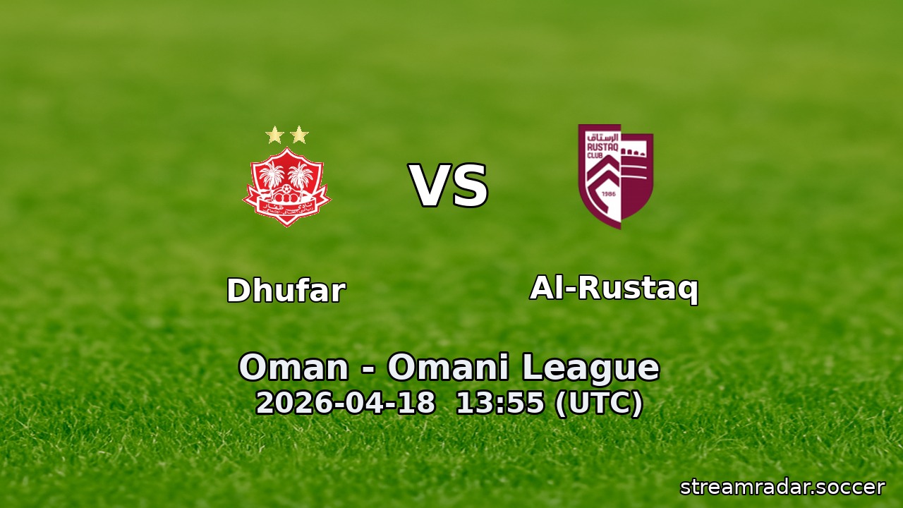 Dhufar vs Al-Rustaq