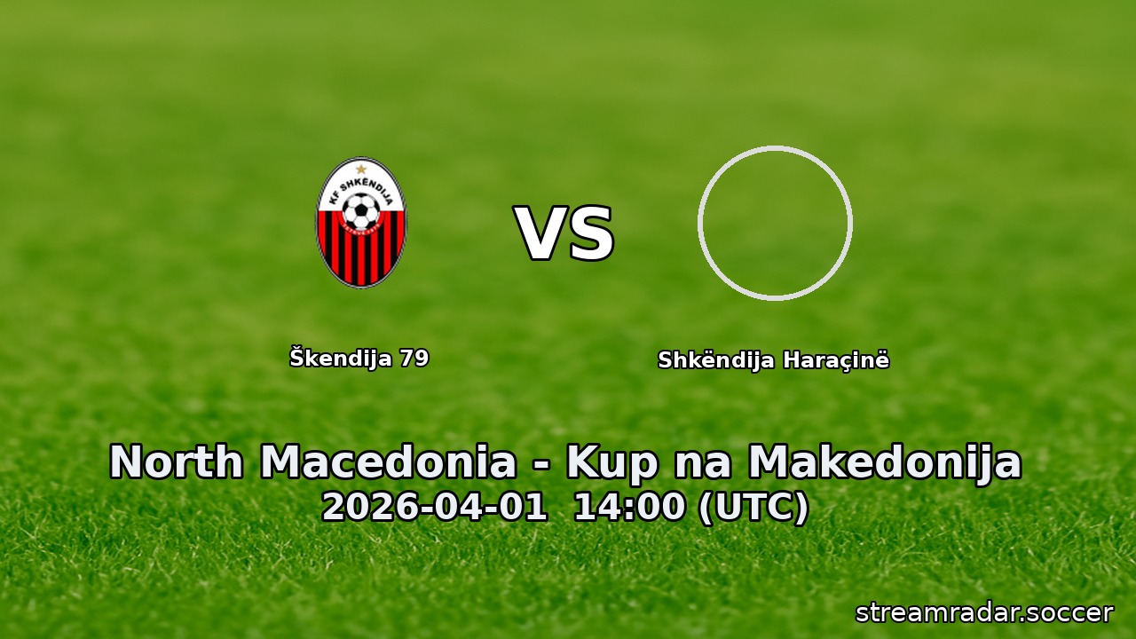 Škendija 79 vs Shkëndija Haraçinë