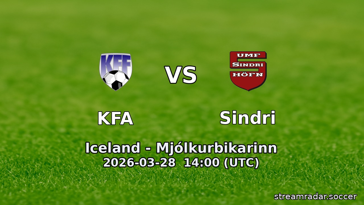 KFA vs Sindri