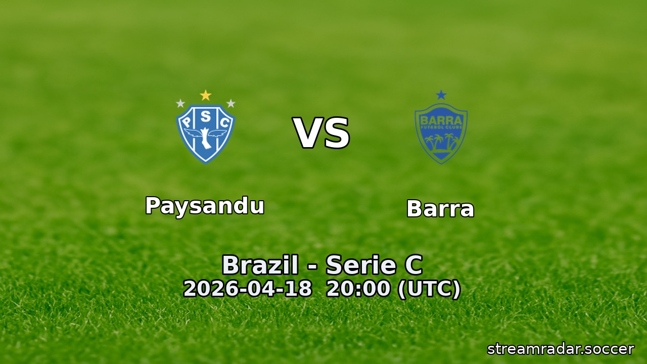 Paysandu vs Barra