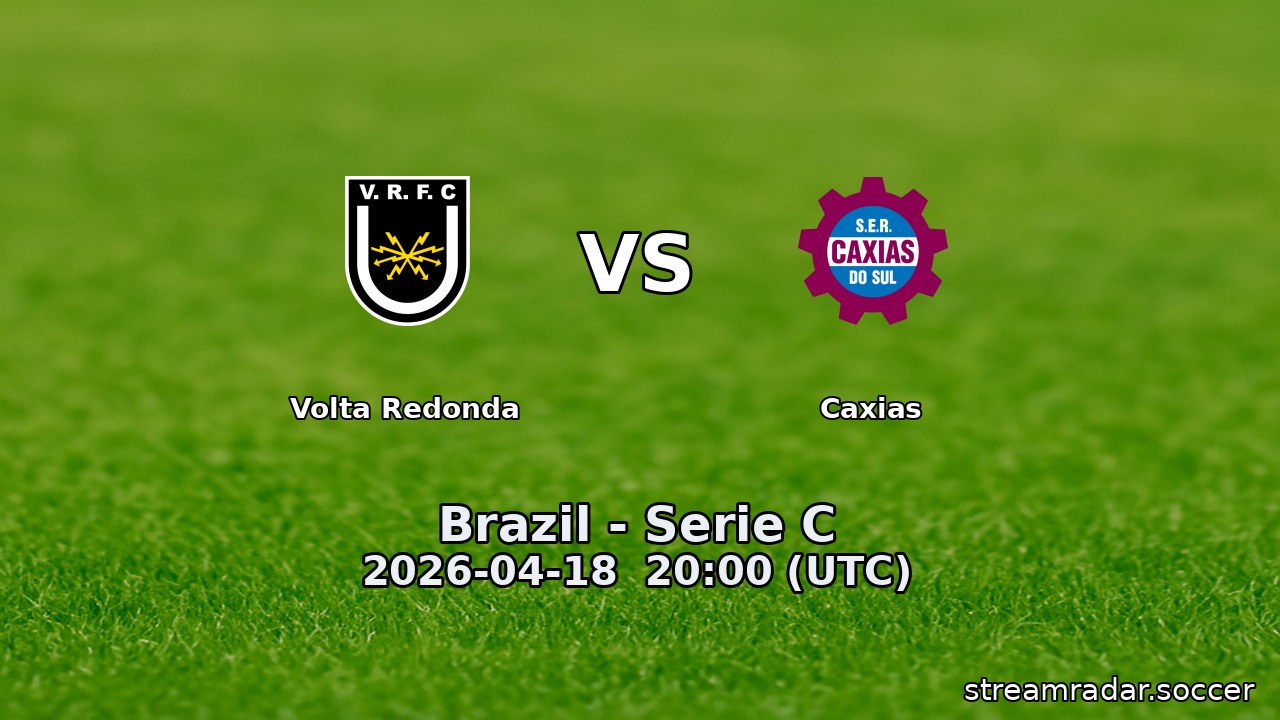 Volta Redonda vs Caxias