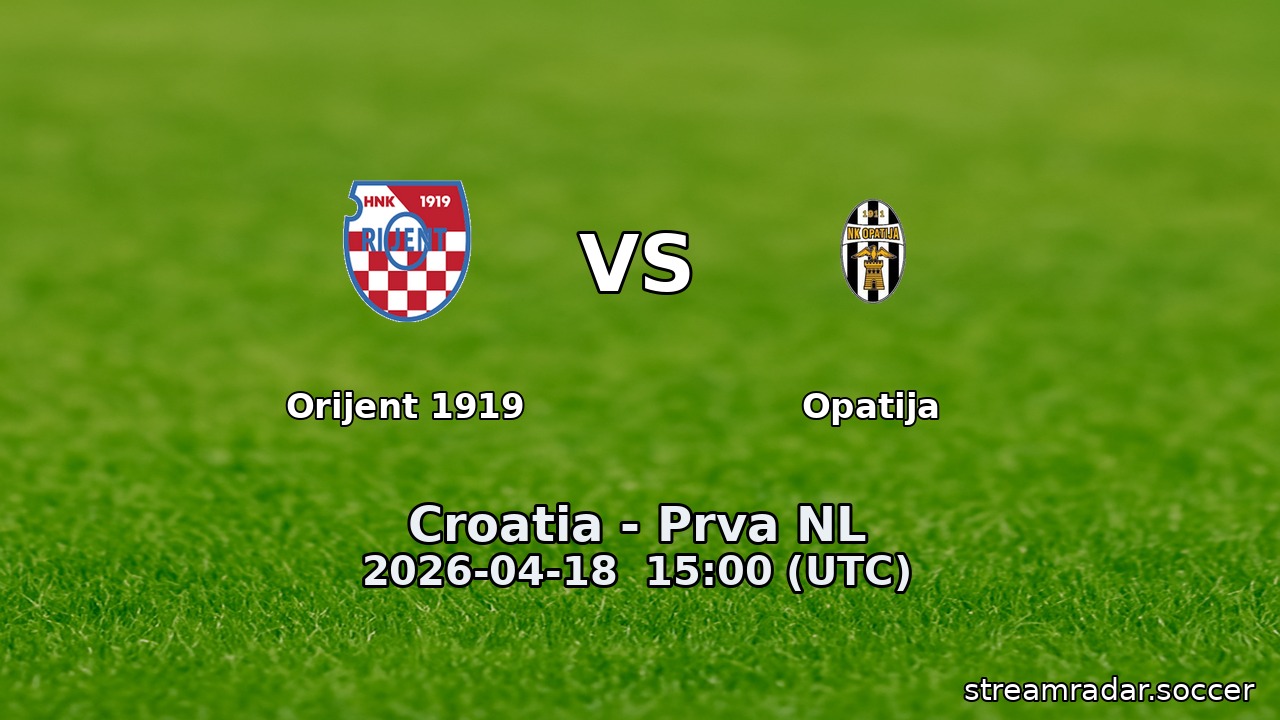 Orijent 1919 vs Opatija