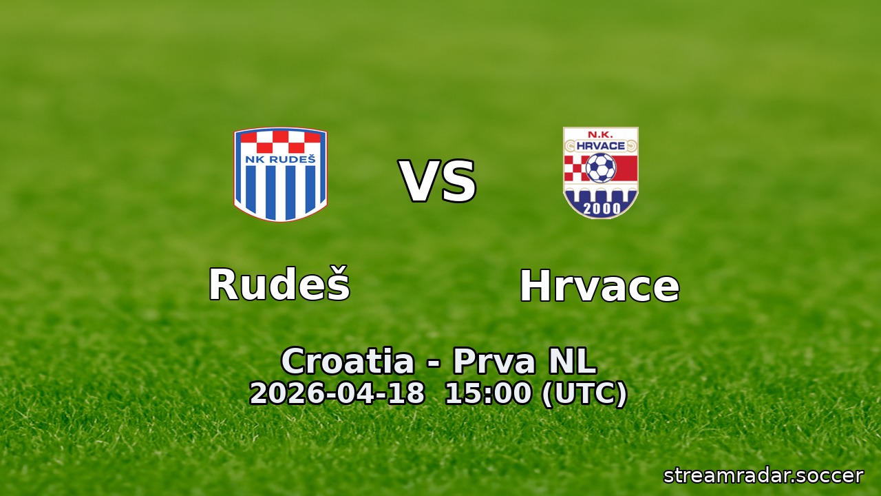 Rudeš vs Hrvace