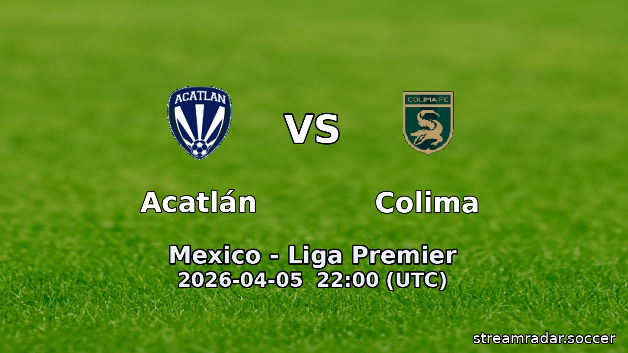 Acatlán vs Colima