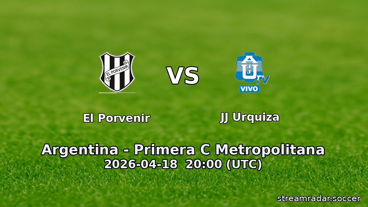 El Porvenir vs JJ Urquiza