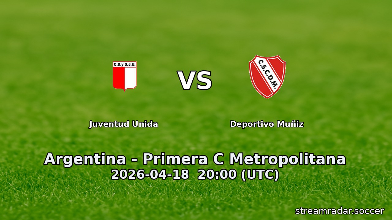 Juventud Unida vs Deportivo Muñiz