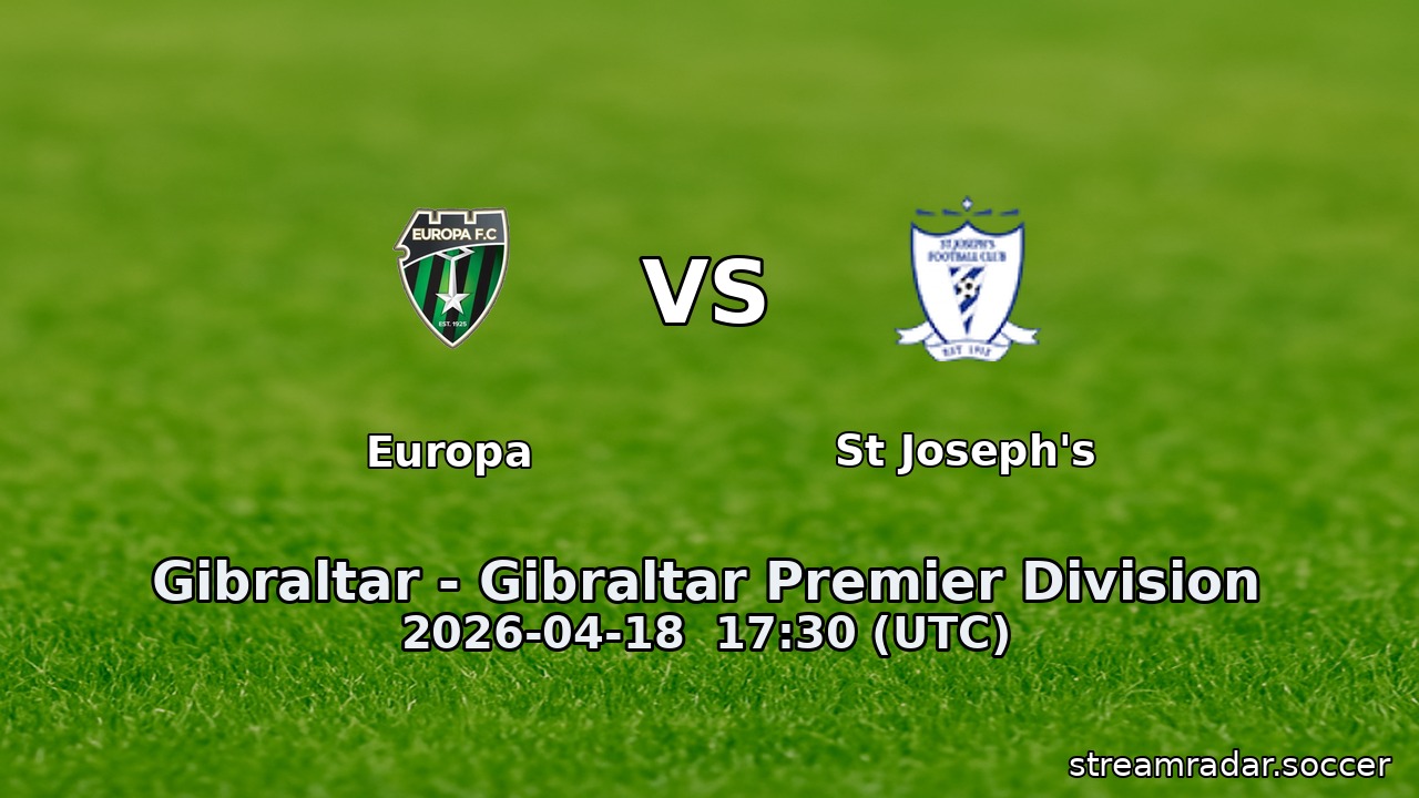 Europa vs St Joseph's