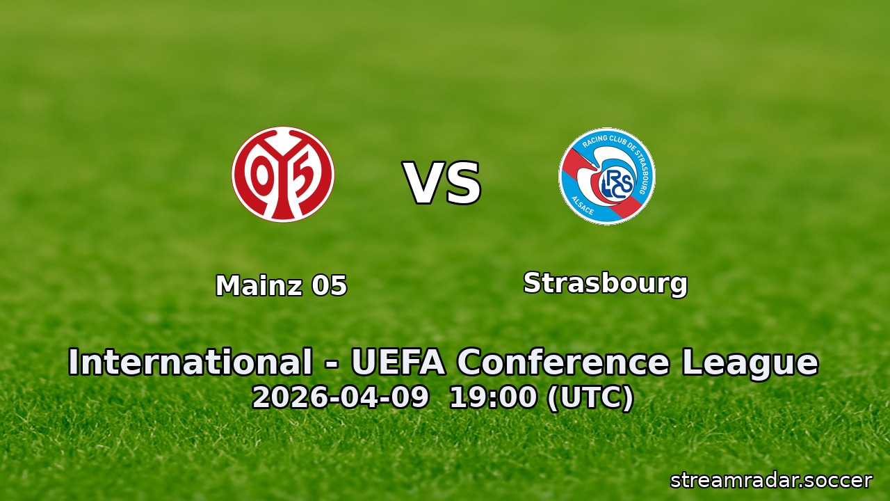 Mainz 05 vs Strasbourg