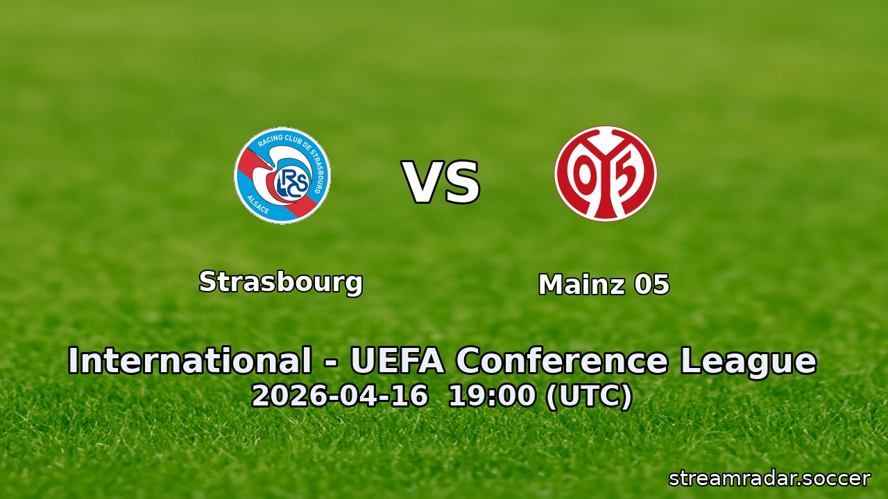 Strasbourg vs Mainz 05