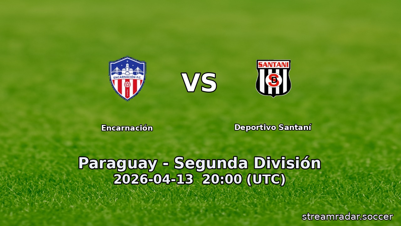 Encarnación vs Deportivo Santaní