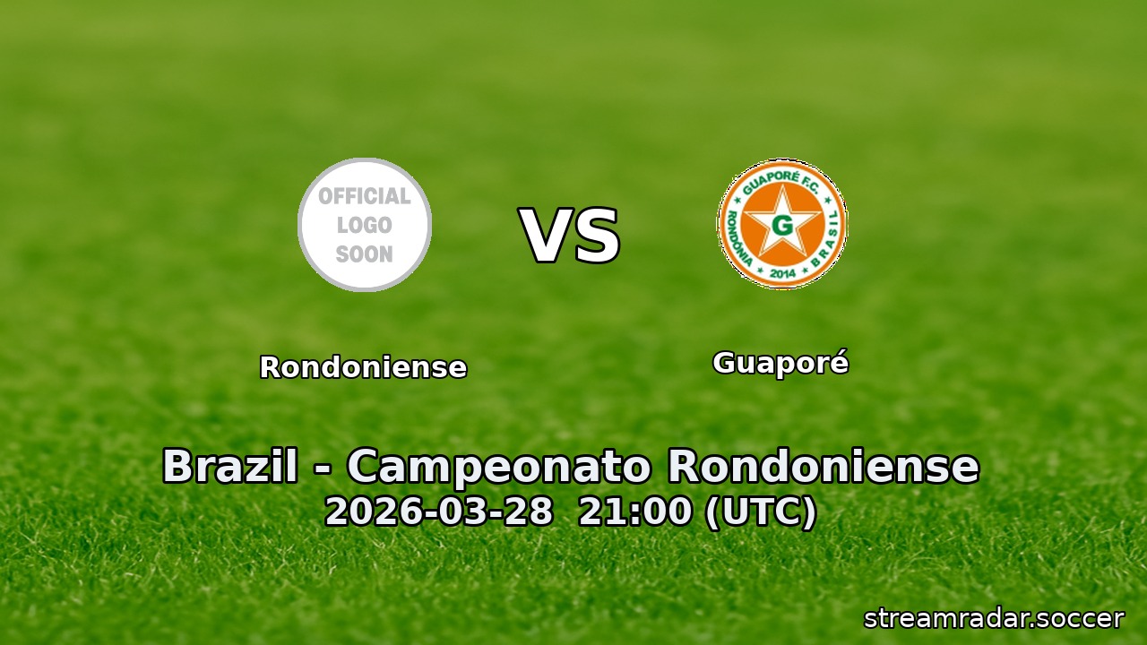 Rondoniense vs Guaporé