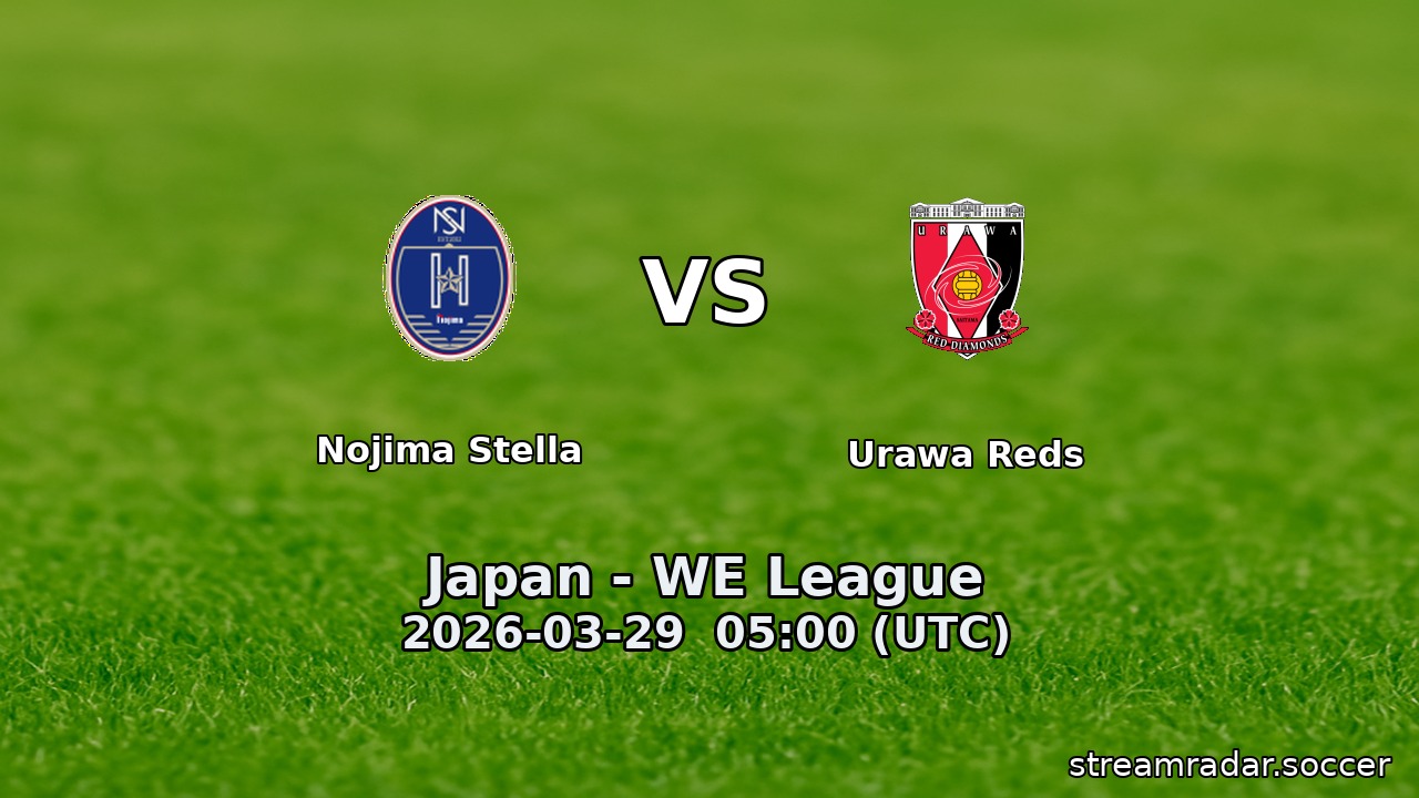 Nojima Stella vs Urawa Reds