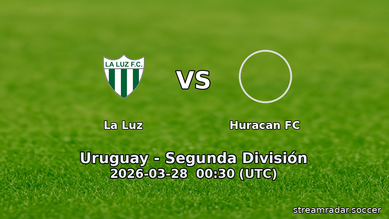La Luz vs Huracan FC
