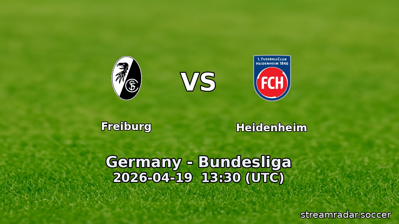 Freiburg vs Heidenheim