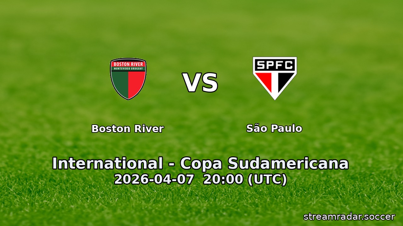 Boston River vs São Paulo