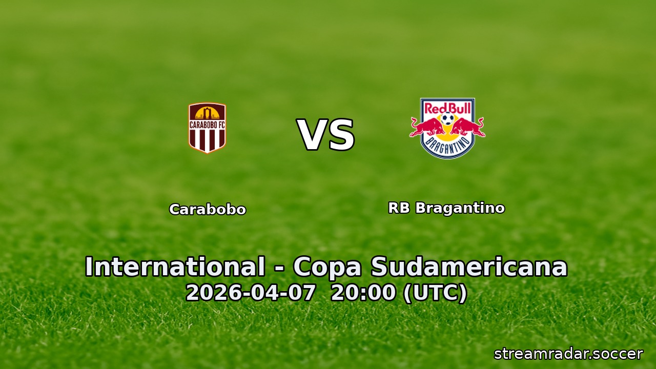 Carabobo vs RB Bragantino