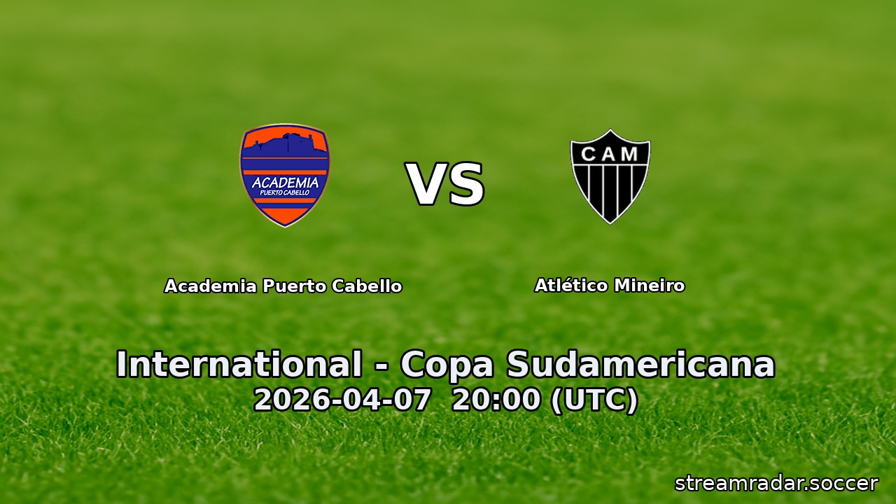 Academia Puerto Cabello vs Atlético Mineiro