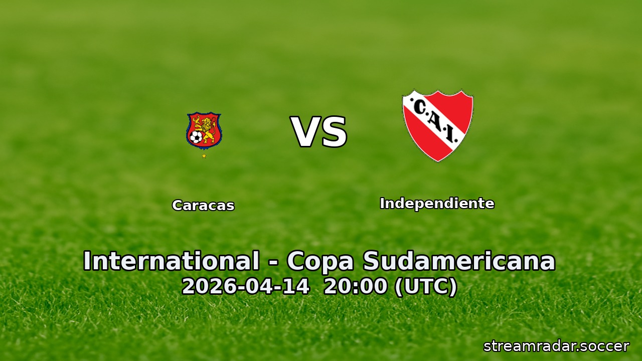 Caracas vs Independiente
