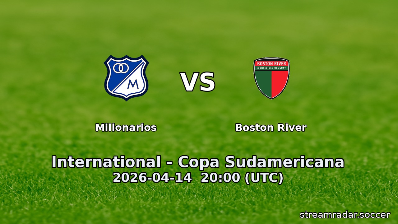 Millonarios vs Boston River