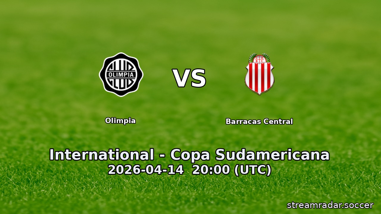 Olimpia vs Barracas Central