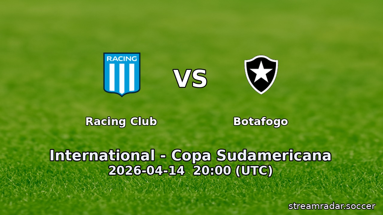 Racing Club vs Botafogo