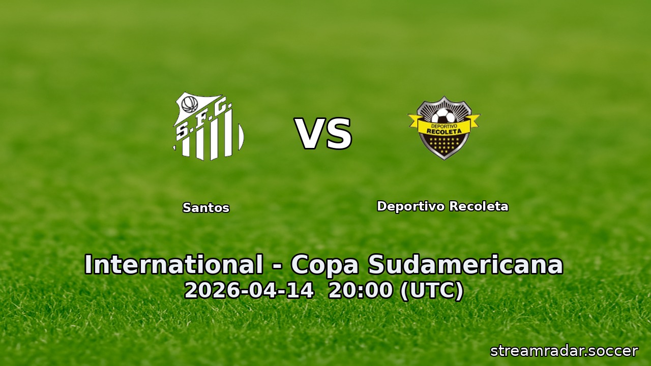 Santos vs Deportivo Recoleta