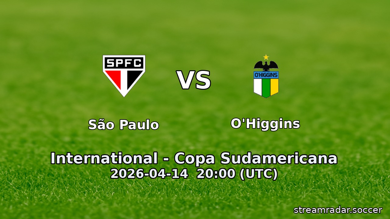 São Paulo vs O'Higgins