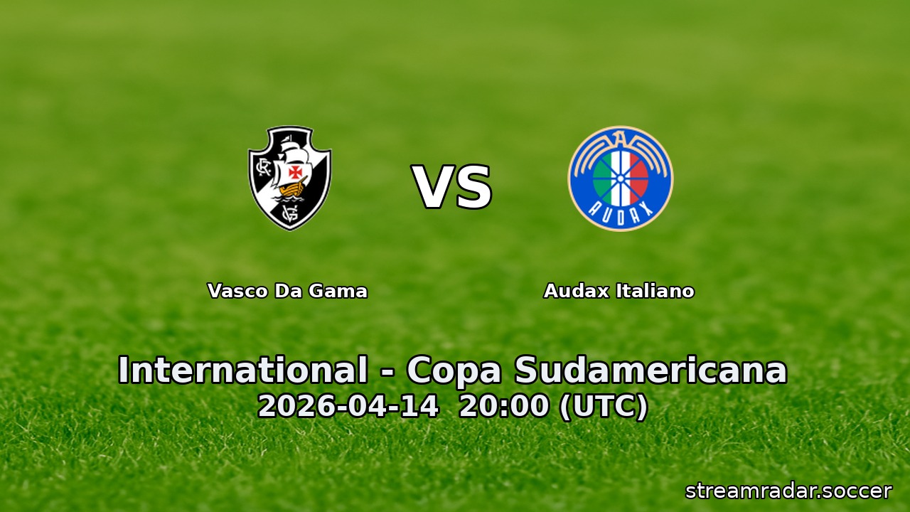Vasco Da Gama vs Audax Italiano
