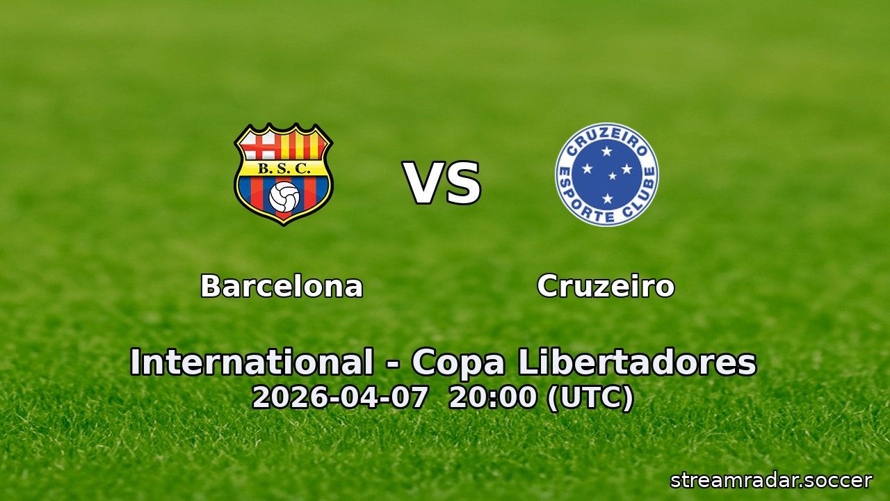 Barcelona vs Cruzeiro