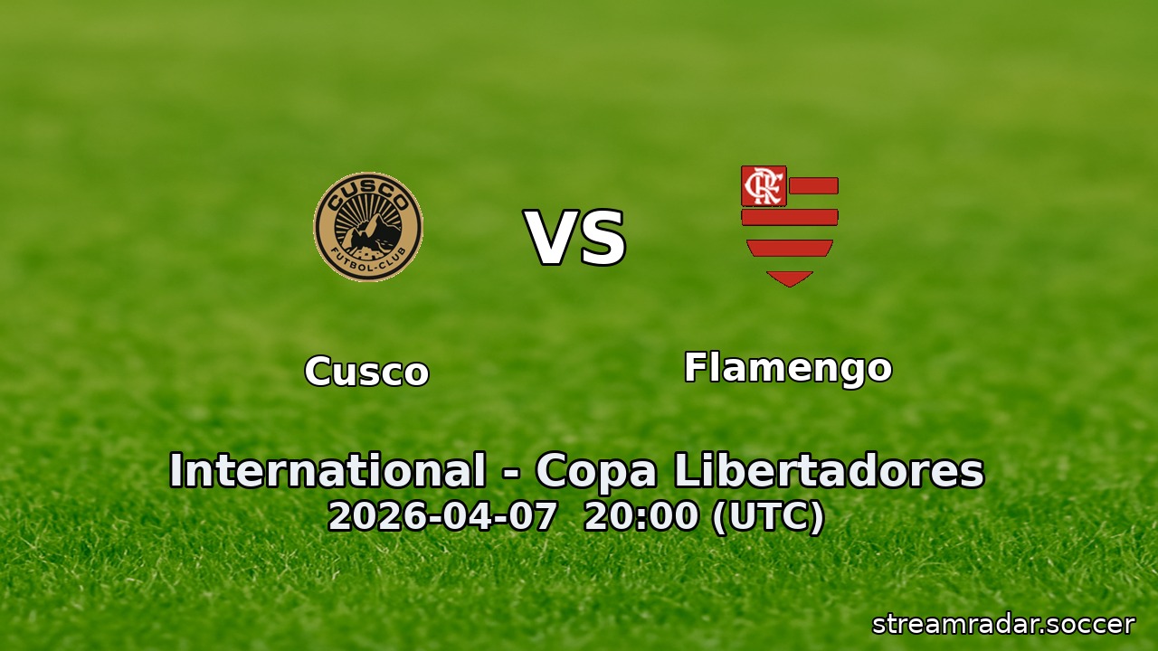 Cusco vs Flamengo
