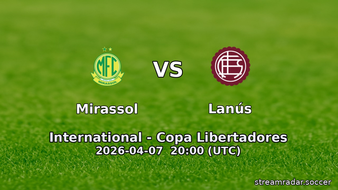 Mirassol vs Lanús