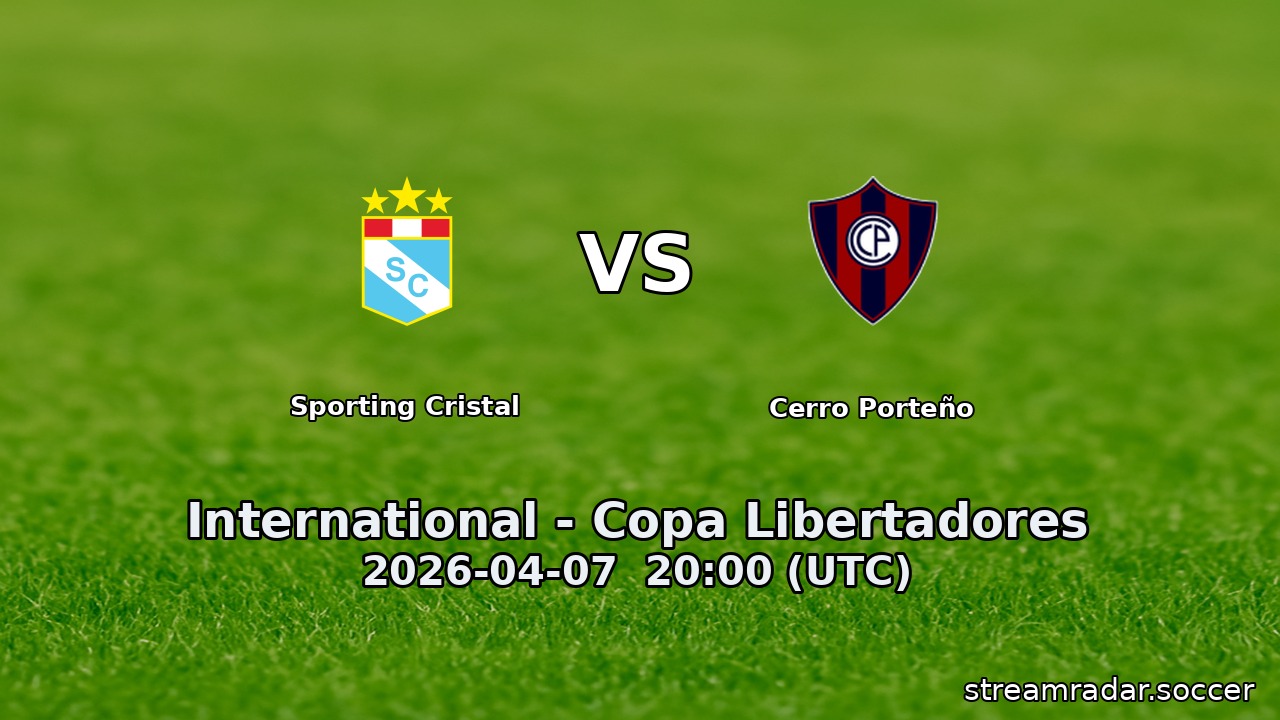 Sporting Cristal vs Cerro Porteño