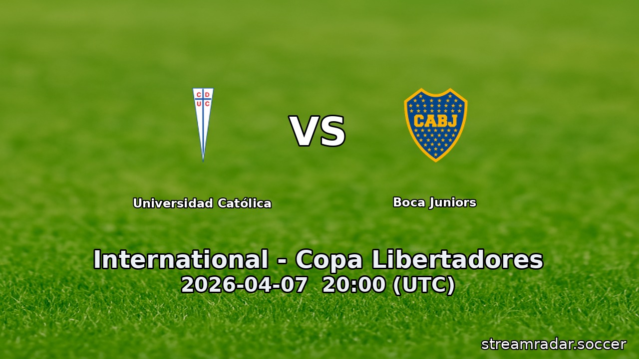 Universidad Católica vs Boca Juniors