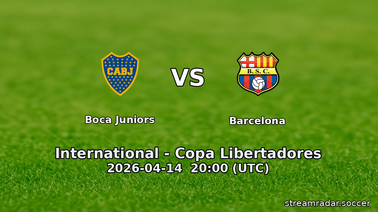 Boca Juniors vs Barcelona