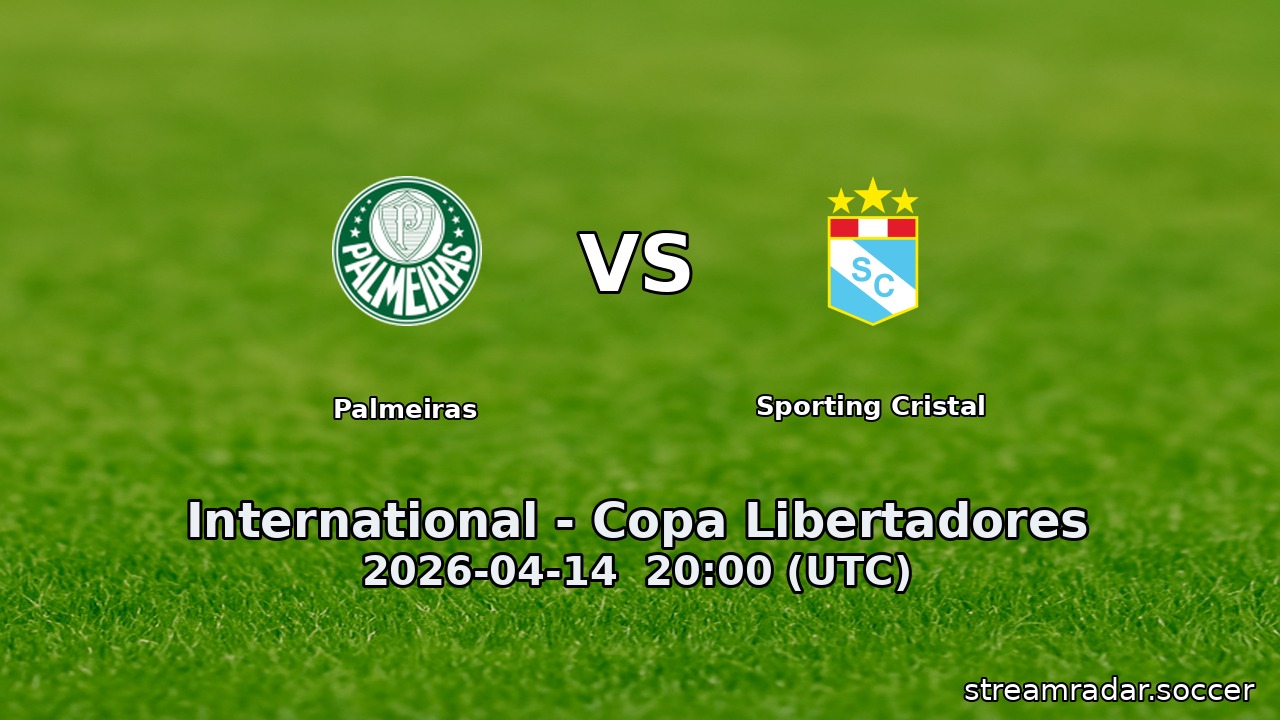 Palmeiras vs Sporting Cristal