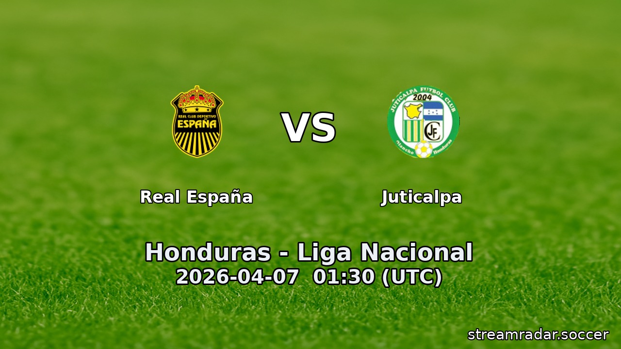 Real España vs Juticalpa