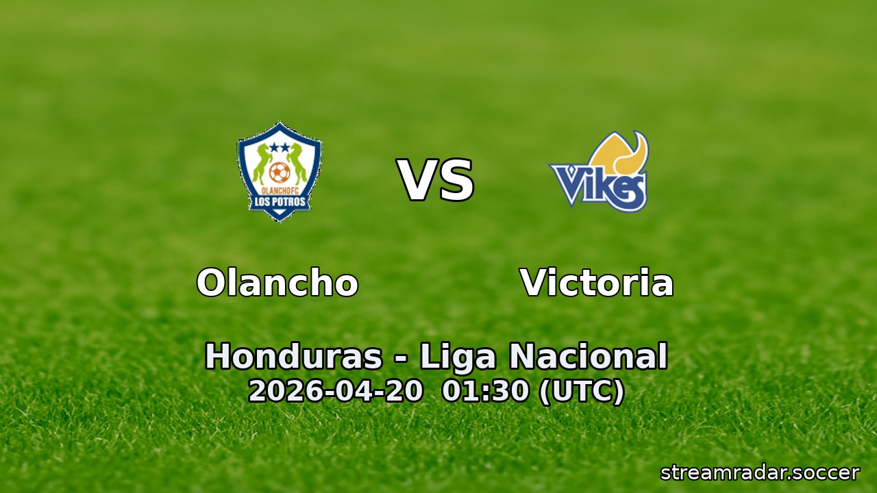 Olancho vs Victoria