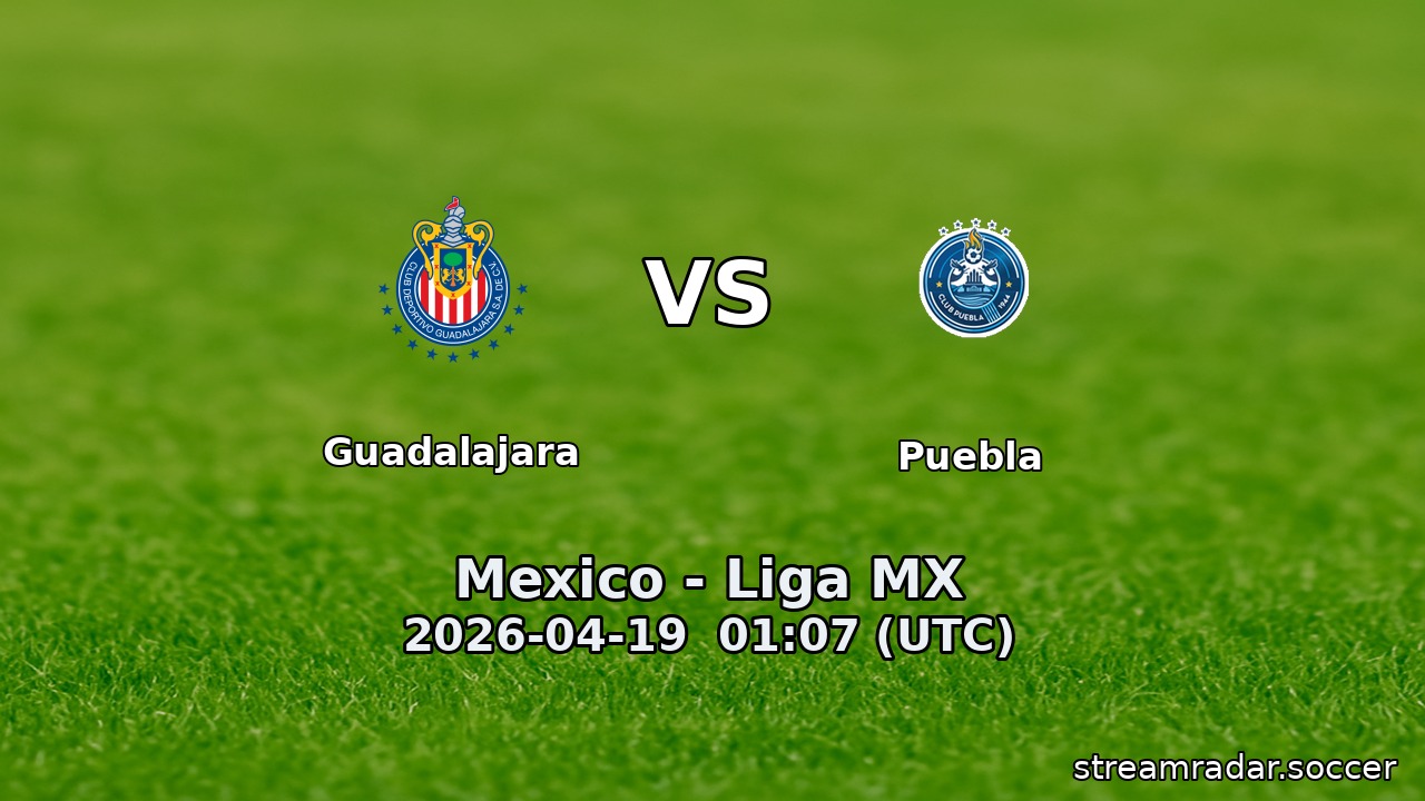 Guadalajara vs Puebla