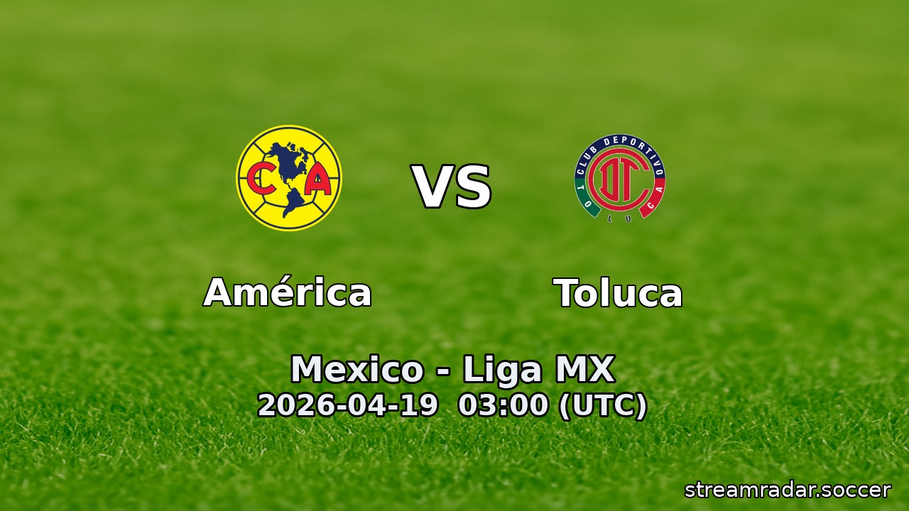 América vs Toluca