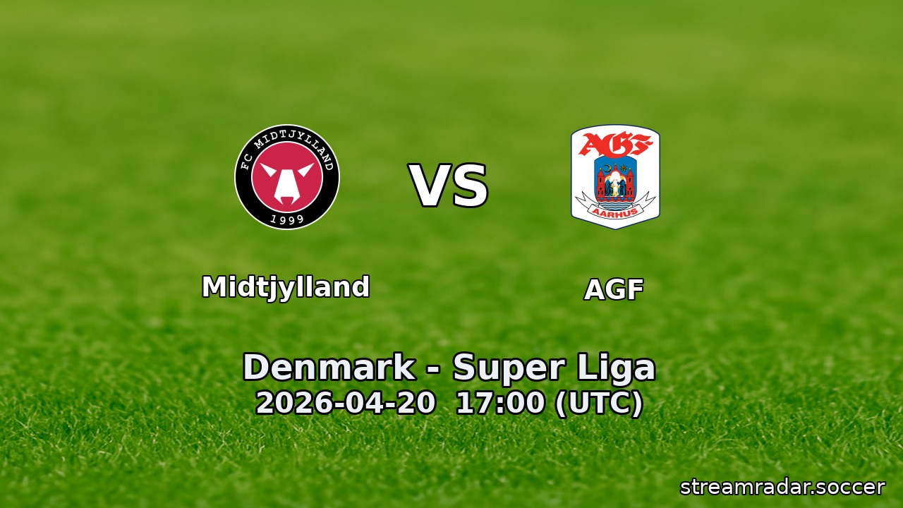 Midtjylland vs AGF