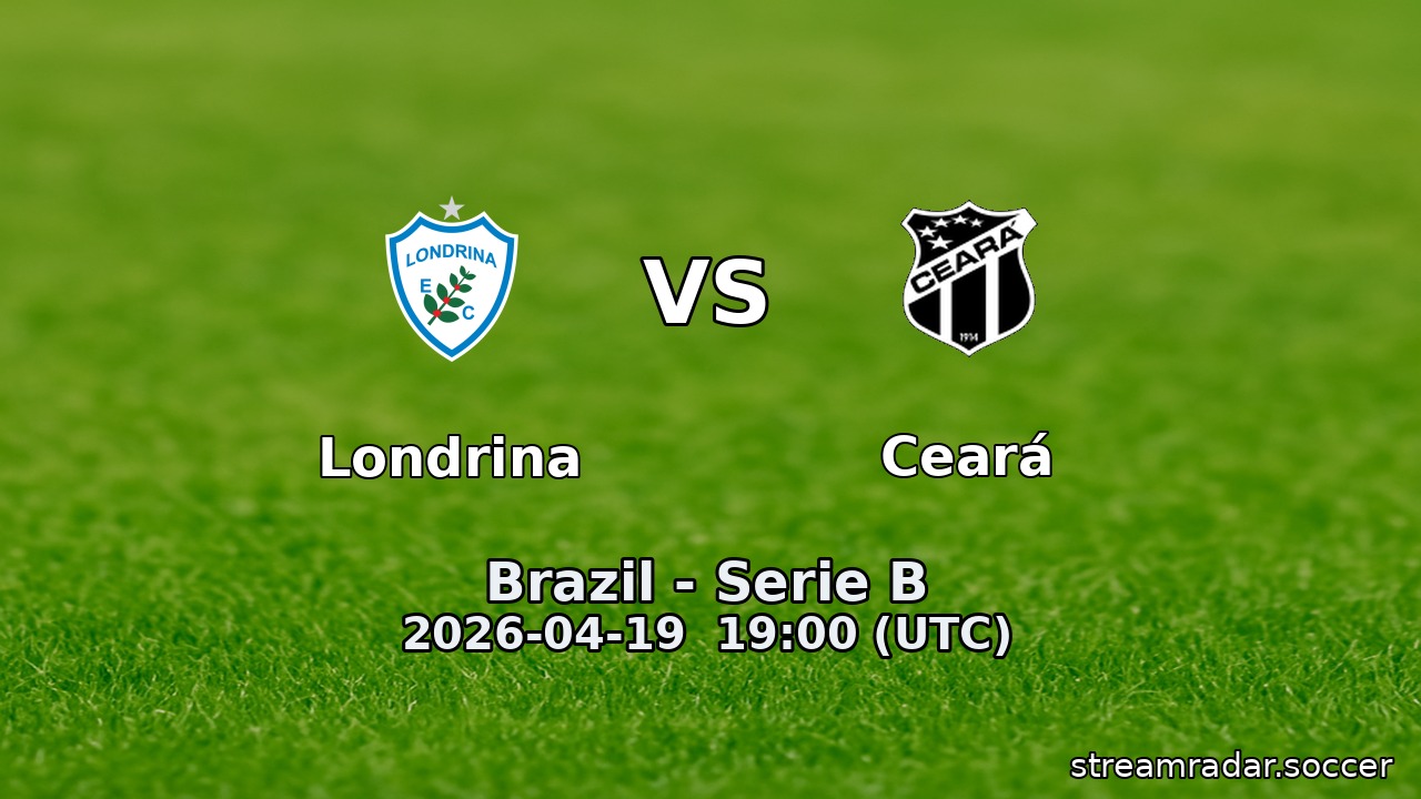 Londrina vs Ceará