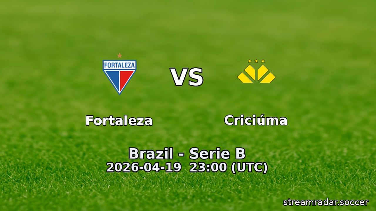 Fortaleza vs Criciúma