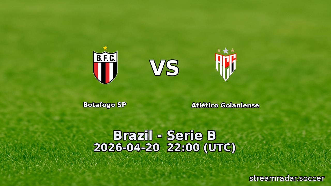 Botafogo SP vs Atlético Goianiense