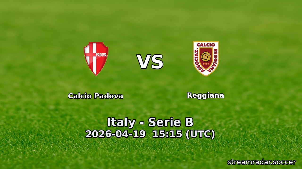 Calcio Padova vs Reggiana